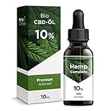 CBD Öl 10% Bio CBD Tropfen mit 1.000 mg Premium Cannabidiol von HempComplete - 10 ml