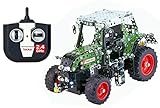 Metallbaukasten Ferngesteuerter RC Traktor Fendt 2.4G Konstruktionsspielzeug Mint STEM Modellbau Bauen mit Werkzeug