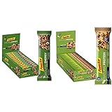 PowerBar Natural Energy Cereal Cacao Crunch 24x40g - Veganer Kohlenhydrat Energie Riegel + Magnesium & Natural Protein Banana Chocolate 24x40g - Veganer Protein Riegel + Natürliche Zutaten