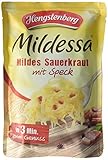 Hengstenberg Mildessa Mildes Sauerkraut mit Speck, 6er Pack (6 x 400 g)