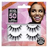 ARDELL 2-in-1 Layer Lashes – limitiertes Multipack falscher Wimpern aus Echthaar für einen natürlichen Look oder Mega Volumen | 2'er Set Fake Lashes - vegan, wieder verwendbar