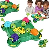 Atfoton Schildkröte-Brettspiel - Brettspiele für Kinder Spielzeug | Hungrige Schildkröte Brettspiel, Vorschulspiel für Kleinkinder, Schildkrötenfütterungs-Brettspiel, Greedy Little Turtle Game