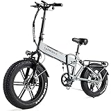 SAMEBIKE XWLX09 Fat Tire 20 * 4.0 Zoll E Bike Mountainbike E-Bike klapprad 20 Zoll Erwachsene Elektrofahrrad 48V10AH Shimano 7-Gang E-Bike Herrn Damen