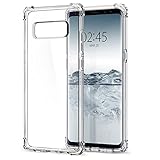 Transparent Silikonhülle TPU Anti-Shock für Samsung Galaxy Note 8 / NOTE8, Handyhülle Premium Kratzfest TPU Durchsichtige Schutzhülle