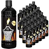 Flameup Lampenoel Lampenöl Petroleum Lampe Garten Oel Fackeln Fackel Laterne Öl Innen Camping 24 Liter Flasche Outdoor Öllampe flüssig Gartenfackel