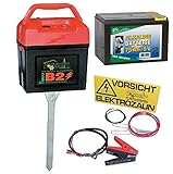 Landkaufhaus Mayer Weidezaungerät 9V 12V 230V inkl. 75 AH Alkaline Batterie!!! Weidezaun