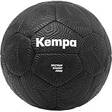 Kempa Spectrum Synergy Primo Black&White Handball Trainings- und Spielball mit einzigartiger 30-Panel-Konstruktion - für Jede Altersklasse geeignet - schwarz - Größe 1