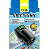 Tetra myFeeder Futterautomat für Zierfische im Aquarium, anthrazit, inklusive Batterien