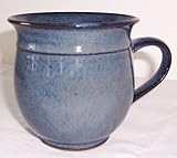 Töpferei Annett Fischer T1 Tasse handgetöpfert Tasse blau Durchmesser 10 cm