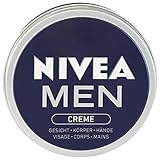 Nivea Men Hautcreme für Gesicht, Körper & Hände, pflegende Feuchtigkeitscreme mit frisch-maskulinem Duft, 150ml