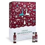 Likör und Spirituosen Adventskalender - 24 einzigartige Spezialitäten in Glasfläschchen á 20ml