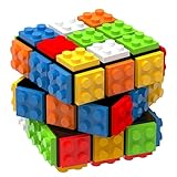 Zauberwürfel Rubiks Cube 3x3 Brick Cube Toller Würfel Puzzle Cube, Für Kinder Erwachsene Magic Cube Spielzeug Geschenke (Schwarz)