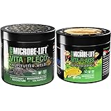 MICROBE-LIFT® - Vita Pleco | Granulat Welsfutter für Süßwasser Aquarium | fördert Farbenpracht und Wachstum vom Wels, 250ml & Vita Flakes - Alleinfutter für Fische in jedem Süßwasser Aquarium, 500 ml