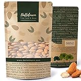 Mandeln Naturbelassen | Mandeln 1Kg | Nüsse Großpackung | Mandeln Ganz | Almonds | Dattelmann | Palmyra Delights | Vegan