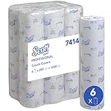 SCOTT* EXTRA Ärzterollen (51 cm), 7414 – 6 Rollen x 200 blaue, 2-lagige Liegenabdeckungen