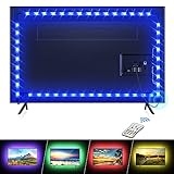 LED TV Hintergrundbeleuchtung, Hoteril 2.2M USB LED Strip Led Fernseher Beleuchtung LED Band mit Fernbedienung für 40-60 Zoll HDTV, TV-Bildschirm und PC Monitor