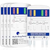 5x LuxmedIQ Drogentest Multi 8 - Drogenschnelltest für Cannabis - Kokain - Amphetamin - Ecstasy - Opiate - Methamphetamin - Methadon - Oxazepam