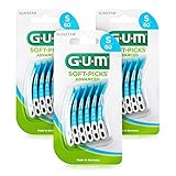 GUM SOFT-PICKS ADVANCED Interdentalreiniger / Einfache und sanfte Reinigung der Zahnzwischenräume / Angenehmes Anwendungsgefühl / Gute Erreichbarkeit aller (Small, 3)