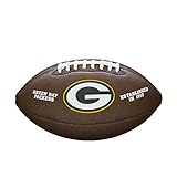 Wilson Unisex-Adult NFL LICENSED BALL GB American Football, BROWN, Uni