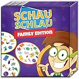 SCHAU SCHLAU - Family Edition - Extra faires Kartenspiel für Kinder ab 4 Jahren - Gesellschaftsspiel Reisespiel - Perfektes Spiel als Geschenk