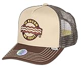 Djinns Trucker Cap Food Bacon Khaki (Food Trucker Cap) - Brown, Size: 55-61