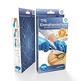 TPE Einmalhandschuhe puderfrei Blau, Größe L, 200 St./Box