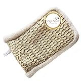 Sisal Massagehandschuh - Bio-Qualität - tiefgehender Peeling-Effekt durch grobe Struktur- Peeling am ganzen Körper. Made in Italy - Sarenius Premium Spa