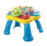 VTech Baby Abenteuer Spieltisch – Bunter Babyspieltisch mit 6 Spielfeldern und interaktiven Elementen – Farben, Zahlen, Tiere, Musik und Formen spielerisch lernen – Für Kinder von 12-36 Monaten