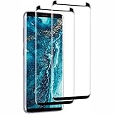 AssKdys Schutzfolie Panzerfolie für Samsung Galaxy S8 Gehärtetes Glas, 9H Härte Schutzglas, Anti-Kratzen, Case Friendly, Bläschenfrei, Anti-Öl HD Klar Displayschutz folie für Galaxy S8 [2 Stück]