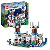 LEGO 21186 Minecraft Der Eispalast Set, Spielzeug-Schloss mit Skelett und Zombie Figuren, Geschenk für Kinder ab 8 Jahren