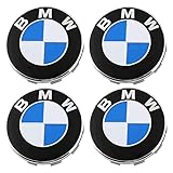 4 Stück Nabendeckel Radnabendeckel Compatible with BMW 68mm Nabenkappen ABS Radkappen Felgendeckel Wheel Caps Radnabenkappen,Blau