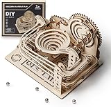 SainSmart Jr. 3D Puzzle Holz Murmelbahn Trackball Modell Bausatz für Erwachsene Mechanische kugelbahn Holzpuzzle Mit Acrylständer Holzbausatz