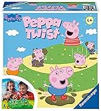 Ravensburger 20608 - Peppa Twist, Brettspiel für Kinder ab 4 Jahren, Kinderspiel nach dem Spielprinzip von Lotti Karotti, für 2-4 Spieler