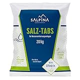 2 x SALPINA Salztabletten für Wasserenthärtungsanlagen 20kg im Sack (40kg), Entkalkung & Elektrolyse | hochreines Regeneriersalz (99,9% NaCl) mit bester Löslichkeit für sauberes & weiches Wasser