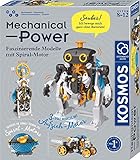 Kosmos ‎620783 Mechanical Power, Entdecke spielerisch Mechanik , Bausatz mit Spiral-Motor für Rennauto, Roboter und Timer, Experimentierkasten für Kinder ab 8-12 Jahre Bunt