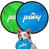 Pawxy 2X Frisbee Hund aus Nylon ● Hunde Frisbee für große & kleine Hunde ● Dog Frisbee schwimmend ● Discs Hund - Frisbeescheibe für Hunde - Wurfscheibe Hund