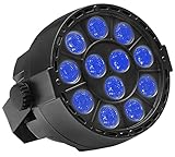 Showlite SPS-120-DMX LED Party Spot - RGB Lichteffekt mit 36 Watt - 17° Abstrahlwinkel - Standalone- oder DMX-Betrieb möglich - Viele Automatik- und Musikprogramme inkl. Strobe-Effekt