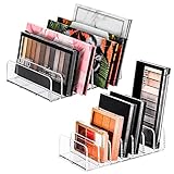 Voeecyttu 2 StüCker Lidschatten Schminke Paletten Kosmetik Organisator - Wasserdichter Lidschatten Organisator für Schminke Palette, 7 Abschnitte