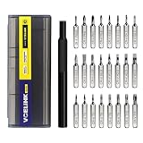 VCELINK Feinmechaniker Schraubendreher Set, 25 in 1 Mini Schraubenzieher Set mit 24 Bits, Präzisionsschraubendreher Set Magnetisch für Handy, Smartphone, Spielekonsole, Tablet, PC, Brille, Uhr