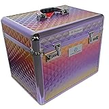 LiLa-Pferd IR Pferde Putzbox Shiny Unicorn - Schminkkoffer XXL - mit Name