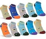 10 Paar Kinder Sneaker Socken Jungen & Mädchen Baumwolle Kindersocken 56511 (31-34)