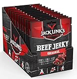 Jack Links Beef Jerky Original – 9er Pack (9 x 40 g) – Proteinreiches Trockenfleisch vom Rind – Getrocknetes High Protein Dörrfleisch