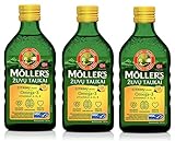 Möller's Omega-3 Lebertran Zitrone (250ml) - 3-Pack