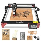 KENTOKTOOL Laser Graviermaschine, 50W CNC Lasergravur Maschine, 400x400mm Augenschutz Fixfokus Graviermaschine - und Laser Cutter, Hochpräzises Gravieren Schneiden, für Holz, Metall, Glas, Acryl