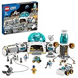 LEGO 60350 City Mond-Forschungsbasis Weltraum-Spielzeug aus der LEGO NASA Serie mit Astronauten-Minifiguren, Geschenk zu Weihnachten für Mädchen und Jungen ab 7 Jahre