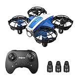 Holyton Mini Drohne HS330 für Kinder RC Quadrocopter ferngesteuert mit 3 Akkus Lange Flugzeit,Handsensor,Höhenhaltung,Kopflos Modus,3D Flip und 3 Geschwindigkeitsmodi Mini Drone,Flugzeug für Anfänger