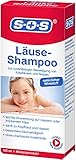 SOS Läuse-Shampoo, zuverlässige Befreiung von Kopfläusen und Nissen, besonders hautverträgliches Läuse Shampoo mit kurzer Einwirkzeit und natürlichem Wirkstoff, 1 x 100 ml