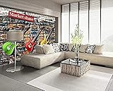 Abstrakte Steintapete Gitarreninstrument für Zuhause Schlafzimmer Zimmer ist Wand gemalte Tapete Schlafzimmer Sofa 3d Tapete Wanddekoration fototapete wandbild Schlafzimmer Wohnzimmer-250cm×170cm