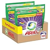 Ariel Waschmittel Pods All-in-1, Color Waschmittel, 104 Waschladungen, Farbschutz