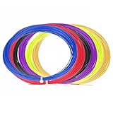 Badminton Saiten 2pcs Badminton String Set, 10m Durable Nylon Hohe Flexibilität Badminton Racket Racquet String Line Rot, Blau, Schwarz, Fluorescent Green, Lila, Gelb Gym Sport Training Zubehör(Grün)